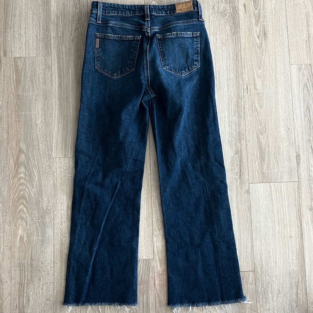 Paige Women's Leenah Ankle Raw Hem Jean Gracie Lou Size 27 - Picture 9 of 10